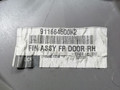 обшивка двери передняя правая Nissan Almera Tino V10 2001, 2.2 л., DCi, YD22DDTi, дизель, 5МКПП, серебристый, минивэн, передний привод, 911664600K2 - фото №3