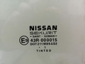 стекло двери задней левой Nissan Almera Tino V10 2001, 2.2 л., DCi, YD22DDTi, дизель, 5МКПП, серебристый, минивэн, передний привод, 43R-000015 - фото №2