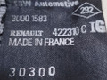 ремень безопасности Renault Laguna 1 поколение [рестайлинг] B56W 2000, 1.9 л., DCi, F9Q 718, дизель, 5МКПП, голубой, хетчбэк 5 дв., передний привод, 422310C, 422310AIRBAGSPR, 33000373D, 30001583 - фото №3