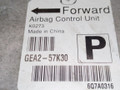 блок AirBag Mazda 6 2 поколение [рестайлинг] 2010, 2.5 л., i, бензин, АКПП, серебристый, седан, передний привод, K0273, GEA2-57K30, 6Q7A0316 - фото №4