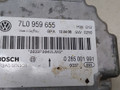 блок AirBag Volkswagen Touareg 1 поколение [рестайлинг] 2008, 3.6 л., BHK, бензин, АКПП, чёрный, внедорожник 5 дв., полный подключаемый привод, BOSCH, 7L0959655, 0285001991 - фото №3