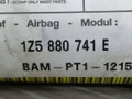 подушка безопасности боковая (шторка) Skoda Octavia 2 поколение (A5) 2004, 1.9 л., TDi, BJB, дизель, 5МКПП, темно-серый, хетчбэк 5 дв., передний привод, 1Z5880741E - фото №2