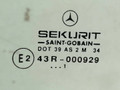 стекло двери передней левой Mercedes-Benz Vaneo W414 2001, 1.6 л., M 166.961, бензин, 5МКПП, темно-серый, минивэн, передний привод, A4147250010 - фото №2