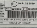 магнитола Ford Focus 2 поколение 2006, 1.6 л., i, HXDA, бензин, 5МКПП, серебристый, универсал, передний привод, 6S61-18C815-AG - фото №6