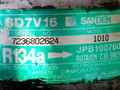 муфта компрессора кондиционера Rover 400 Series 1 поколение 1998, 1.6 л., i, бензин, SD7V16, 7236802624 - фото №5
