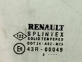 стекло двери передней правой Renault Scenic 2 поколение JM0G 2005, 1.9 л., DCi, F9Q 812, дизель, 6МКПП, серый, минивэн, передний привод, 8200120588 - фото №2