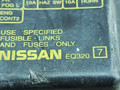 блок предохранителей Nissan X-Trail T30 2004, 2.2 л., DCi, YD22ETI, дизель, 6МКПП, серебристый, внедорожник 5 дв., полный подключаемый привод, 7154-3266YA2, 24382AUO10, EQ320 - фото №6