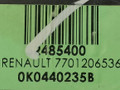 моторчик заслонки печки Renault Espace 4 поколение 2003, 3.5 л., i, V4Y 711, бензин, АКПП, серый, минивэн, передний привод, 52485400, 0K0440235B - фото №4