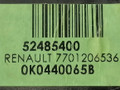 моторчик заслонки печки Renault Espace 4 поколение 2003, 3.5 л., i, V4Y 711, бензин, АКПП, серый, минивэн, передний привод, 52485400, OK0440065B - фото №4