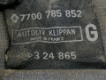 ремень безопасности Renault 19 2 поколение B53B 1993, 1.8 л., бензин, 5МКПП, красный, хетчбэк 5 дв., передний привод, 7700785852 - фото №5