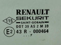 стекло двери передней левой Renault Laguna 1 поколение 1997, 2.2 л., DT, G8T 792, дизель, 5МКПП, синий, универсал, передний привод, 7701467574 - фото №2