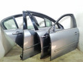 дверь задняя левая Renault Laguna 3 поколение 2007, 2.0 л., DCi, M9R 802, дизель, 6МКПП, голубой, хетчбэк 5 дв., 821010023R - фото №2