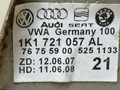 педаль тормоза Volkswagen Passat B6 2008, 2.0 л., TDi, CBAB, дизель, 6МКПП, серебристый, универсал, 1K1721057AL - фото №6