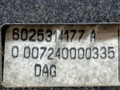 подушка безопасности пассажира Renault Espace 3 поколение 2000, 2.2 л., TD, G8T 716, дизель, 5МКПП, синий, минивэн, передний привод, 6025314177A - фото №3