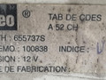 блок управления печки / климат-контроля Renault Megane 1 поколение LA0E 1996, 1.4 л., i, E7J 764, бензин, 5МКПП, синий, седан, передний привод, 655737S, A52100846N2 - фото №4