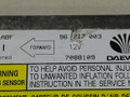 блок AirBag Daewoo Lanos T100 1998, 1.3 л., MPI, A13SMS, бензин, 5МКПП, зелёный, хетчбэк 3 дв., передний привод, 96217003, 7088109 - фото №2