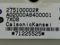 блок управления печки / климат-контроля Renault Laguna 3 поколение 2007, 2.0 л., DCi, M9R 802, дизель, 6МКПП, голубой, хетчбэк 5 дв., 275100002R - фото №4
