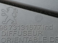дефлектор обдува салона Peugeot 208 1 поколение 2013, 1.2 л., i, бензин, 5МКПП, черный, хетчбэк 5 дв., 96331317771ND, 96731316771ND - фото №4