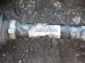 полуось передняя правая (приводной вал, ШРУС) Volkswagen Touareg 1 поколение 2005, 2.5 л., дизель, МКПП - фото №2