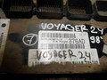 блок управления двигателем Chrysler Voyager 4 поколение 2004, 2.4 л., бензин, АКПП, P04748376AD - фото №2