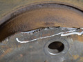 диск тормозной передний Volkswagen Transporter T4 1996 - фото №2