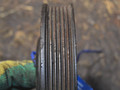 шкив коленвала Volkswagen Golf 4 поколение (1997 - 2006), 1.8 л., Ti, бензин, 06A105243E - фото №3