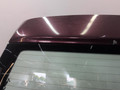 крышка багажника (дверь 3-5) Ford Mondeo 2 поколение 1996, 2.0 л., бензин, МКПП, красный, универсал, передний привод - фото №2