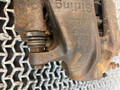 суппорт передний левый Audi 80 8C/B4 1993, 2.0 л., ABT, бензин, МКПП, зеленый, седан, передний привод - фото №7