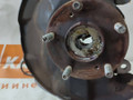 кулак поворотный правый Honda Accord 8 поколение 2009, 2.4 л., K24A, бензин, АКПП, nh624p, универсал, передний привод - фото №2