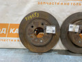 диск тормозной задний Nissan Qashqai 2 поколение 2015, 2.0 л., MR20DD, бензин, АКПП, qab white(pearl), внедорожник 5 дв., передний привод, 432064EA0B - фото №2