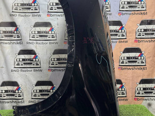 крыло переднее левое BMW X5 E70 [рестайлинг] E70 2011, 3.0 л., N55 B30 A, бензин, black sapphire metallic (475), внедорожник 5 дв., полный привод, правый руль, 51657222973, 51657222973