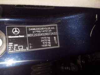 Mercedes-Benz C-Класс W203/S203/CL203 W203 2003
