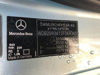 Mercedes-Benz CLK-Класс C209/A209 C209 2003