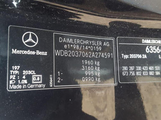 Mercedes-Benz C-Класс W203/S203/CL203 CL203 2001