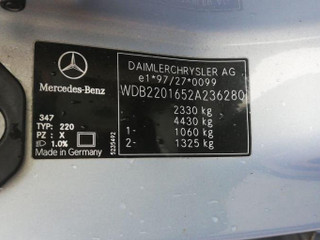 Mercedes-Benz S-Класс W220 2001