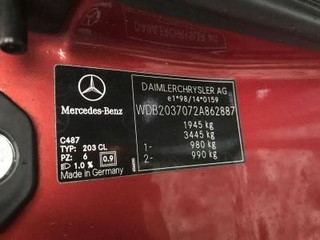 Mercedes-Benz C-Класс W203/S203/CL203 рест. CL203 2005