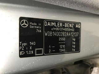 Mercedes-Benz S-Класс W140 2-й рест. 1998