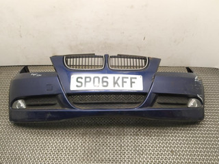 бампер передний BMW 3 серия E90/E91/E92/E93 E90 2006, 2.0 л., i, N46 B20 B, бензин, 6МКПП, mysticblau / a07, седан, задний привод, правый руль, 51117058443