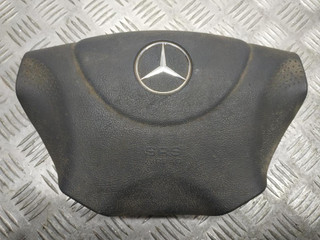 подушка безопасности водителя Mercedes-Benz Vito W638 2001, 2.2 л., CDi, OM 611.980, дизель, 5МКПП, красный, 3636, минивэн, передний привод, правый руль, A6384600498