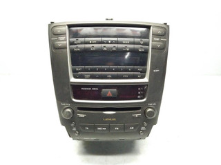 магнитола Lexus IS 2 поколение (XE20) XE20 2007, 2.2 л., D, 2AD-FHV, дизель, 6МКПП, серый, седан, задний привод, правый руль, 86120-53370