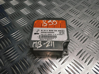 блок AirBag Mercedes-Benz E-Класс W211/S211 2004, 2.7 л., CDi, OM 647.961, дизель, АКПП, черный, седан, задний привод, правый руль, A2118209485