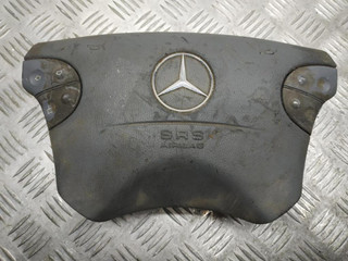 подушка безопасности водителя Mercedes-Benz E-Класс W210/S210 [рестайлинг] S210 2001, 3.2 л., CDi, OM 613.961, дизель, АКПП, синий, 359u, универсал, задний привод, правый руль, 2104600398