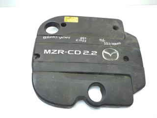 декоративная крышка двигателя Mazda 6 GH [рестайлинг] GH 2009, 2.2 л., D, R2AA, дизель, 6МКПП, красный, хетчбэк 5 дв., передний привод, правый руль