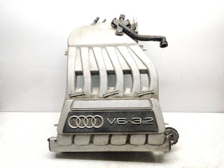 коллектор впускной Audi A3 8P 2004, 3.2 л., i, BDB, бензин, робот, чёрный, хетчбэк 3 дв., полный привод, правый руль, 022133203C, 022133201AH