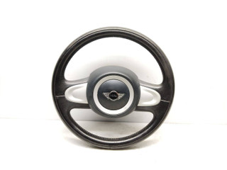 руль Mini Cooper 2 поколение R56 2007, 1.6 л., i, N12 B16 A, бензин, 6МКПП, pure silver / 900, хетчбэк 3 дв., передний привод, правый руль, 32302752916, 32302757663