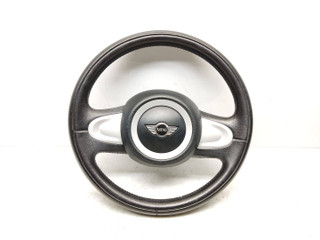 руль Mini Cooper 2 поколение R56 2006, 1.6 л., i, N12 B16 A, бензин, 6МКПП, astro black / a25, хетчбэк 3 дв., передний привод, правый руль, 32302752916, 32302757663