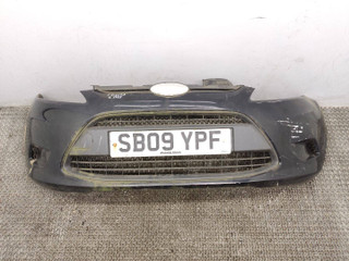 бампер передний Ford Fiesta 6 поколение 2009, 1.3 л., i, STJA, бензин, 5МКПП, panther black / d9, хетчбэк 5 дв., передний привод, правый руль, 8A6117757A