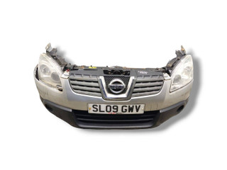 передняя часть (ноускат) Nissan Qashqai 1 поколение 2009, 1.6 л., i, HR16DE, бензин, 5МКПП, silver / ky0, внедорожник 5 дв., передний привод, правый руль