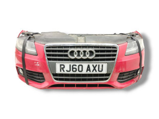 передняя часть (ноускат) Audi A4 B8/8K 2010, 2.0 л., TDi, CAGA, дизель, 6МКПП, brillantrot / ly3j, универсал, передний привод, правый руль, 8K0805594J, 8K0807105, 8K0853651, 8K0941029A, 8K0941030A