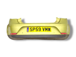 бампер задний SEAT Ibiza 4 поколение 6J 2009, 1.4 л., i, BXW, бензин, 5МКПП, amarillo citrus / ls1t, хетчбэк 3 дв., передний привод, правый руль, 6J3807421